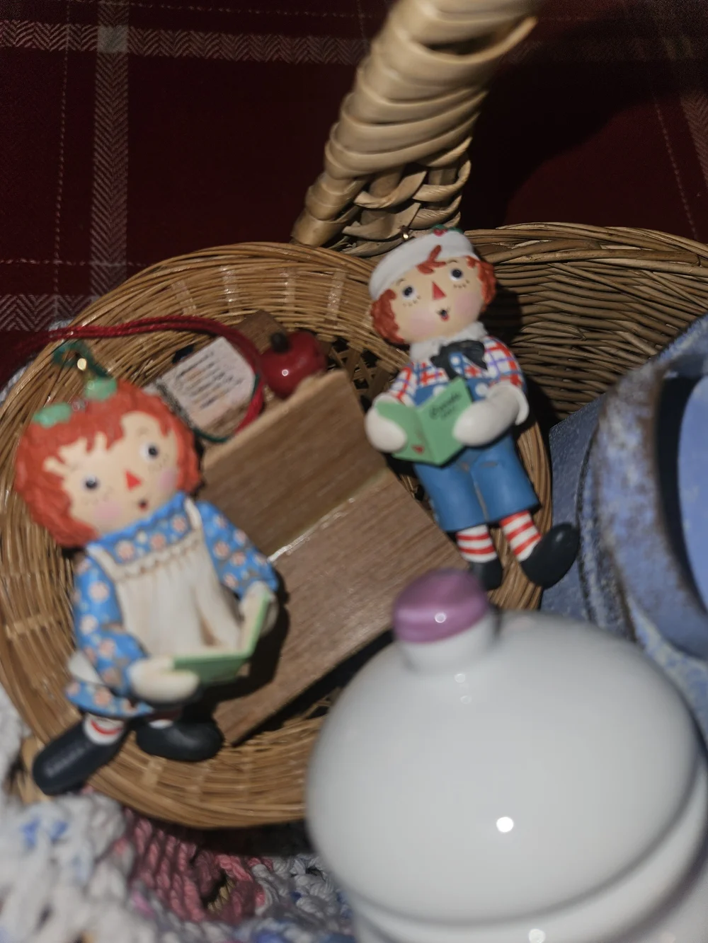 Basket Décor: Raggity ANN/ANDY, Teddy, Ect